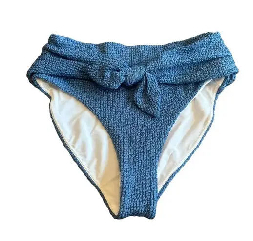 Veronica Beard Azoia Swimsuit Bottom Bathing Suit French Blue Size Medium NWT