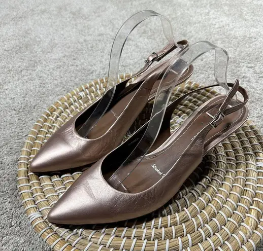 Donald J. Pliner Women’s Rimma Leather Slingback Heels Shoes in Blush Pink 11