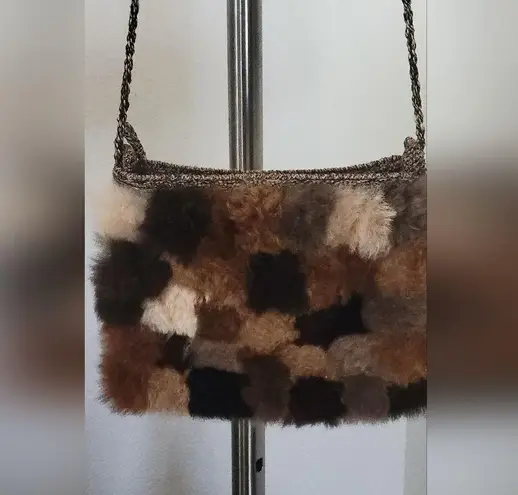 Peruvian Connection Alpaca Fur Crossbody Purse