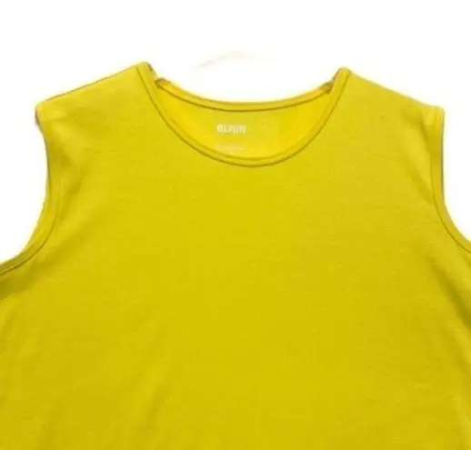 Blair Yellow Sleeveless Tank Top Size XL muscle tee summer bright