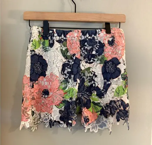 Hot & Delicious High Waist White and Pink Shorts