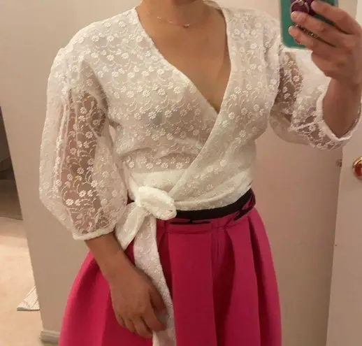 Pink Neoprene skirt. Xs