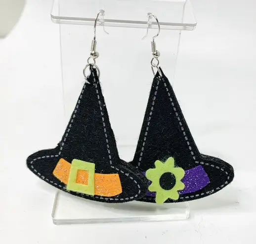 Handmade 3 Sets Of Happy Halloween Felt Earrings