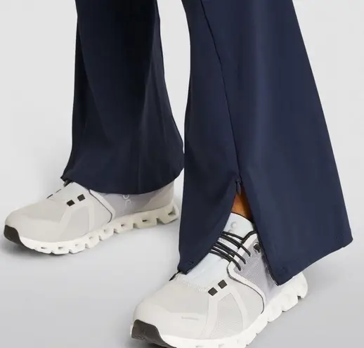 P. E. Nation Full Force Flare Pants Leggings High Rise Navy Blue Size L