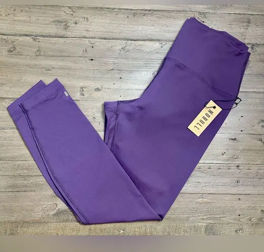 Nobull NWT High-Rise Plush Heather Tight 28" - Large - Plum