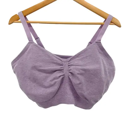 Kindred Bravely Plus Size XXL Maternity Nursing Comfort Bralette Lavender Purple