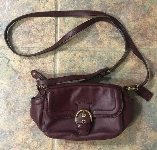 Coach [] plum crossbody bag purse