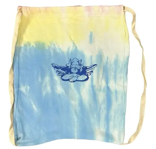 Boys Lie Cotton Candy Tie Dye Drawstring Bag New with Sticker Angel California