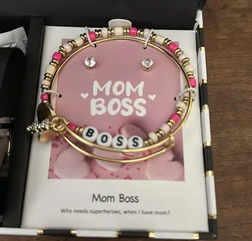 Pink and Gold Women's Watch Set