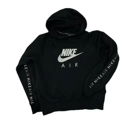 Nike Black  AIR Fleece Pullover Hoodie Sweatshirt ⋆.˚ ᡣ𐭩