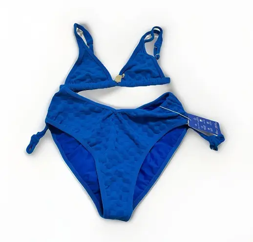 Bydee Prague Bikini Top Small / Thasos Bottom Large Cobalto Blue Swim Set
