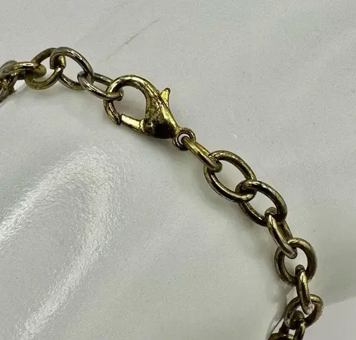 Diamond International scuba hat binoculars hat charm bracelet Gold