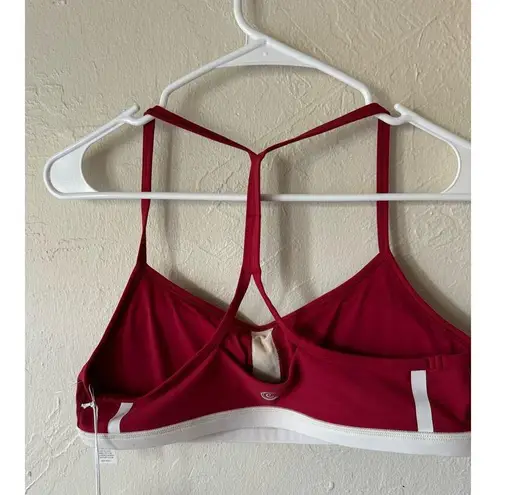 Johnny Was NWT Calme Endurance Cross Back Bra in Red Size L