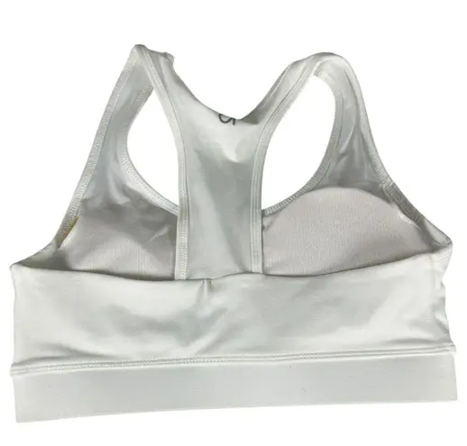 Gap  Fit White Low Support Wicking Racerback Sports Bra Small NEW with Tags