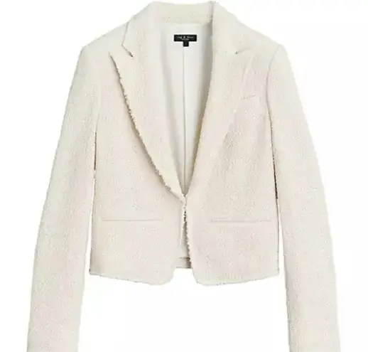 Rag and Bone NEW NWOT  Elle Boucle Blazer Jacket In Ecru