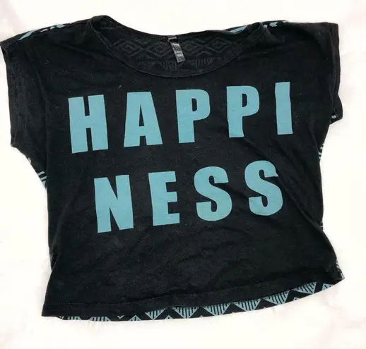 Full Tilt  Large happiness boho graphic T-shirt