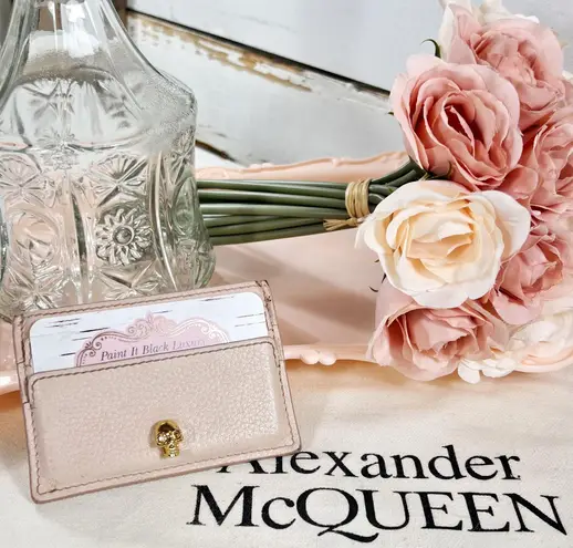 Alexander McQueen Baby Pink Cardholder