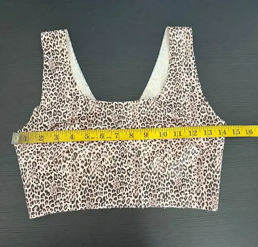 Bali Leopard Print Unpadded Seamless Pullover Stretch Full Coverage Bra Medium