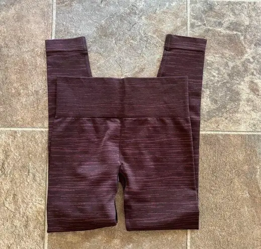 Gymshark New  Adapt Marl Seamless Leggings Size Small Archive Brown/Cherry Brown