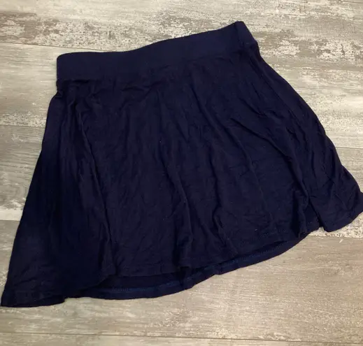 Rue 21 Cute Flare Navy Blue Skirt sz small