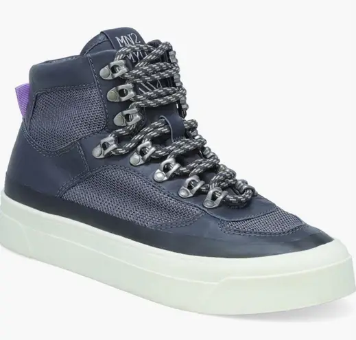 Miz Mooz Womens 8.5 Alpyne High Top Leather Sneaker in Slate NEW