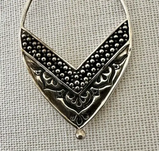 Silpada Siplada Sterling silver etched earrings