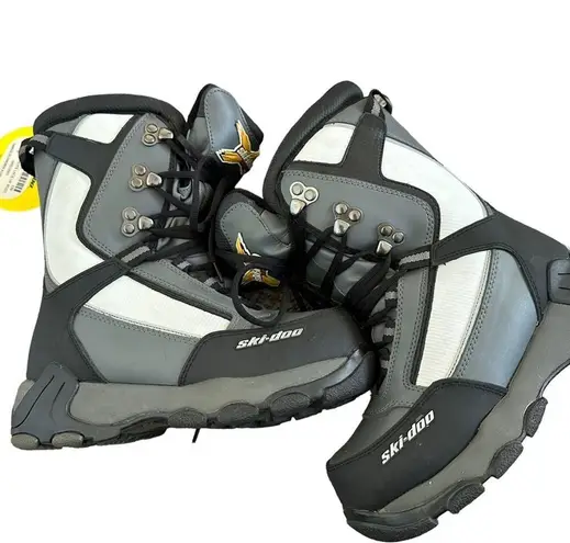 Ski Doo Team BRP Ladies RXTS II Snow Boots Lace Up Thermolite Size 6 NEW Winter Black