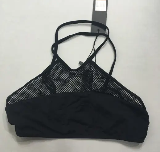 Dolce Vita High Neck Fish Net Bikini Top Size XS