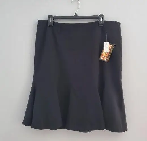 Dalia Collection Black Circle Swing Skirt 14P