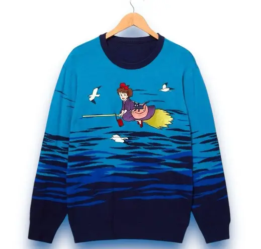 Her Universe Studio Ghibli Kiki's Delivery Service Kiki Flying Sweater