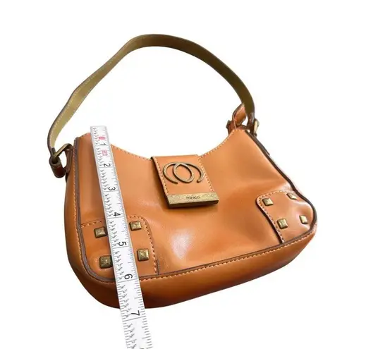 Minicci Tan Vinyl Studded womens handbag SKU7956/Q564586