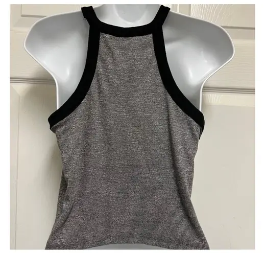 A-Lab Bianca Believer Gray Crop Tank Top