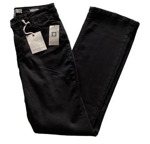 Anne Klein New  Womens Slimming High-Rise Boot Cut Black Jeans Size 10