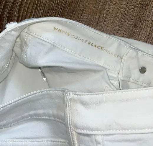 White House | Black Market White Flare Jeans