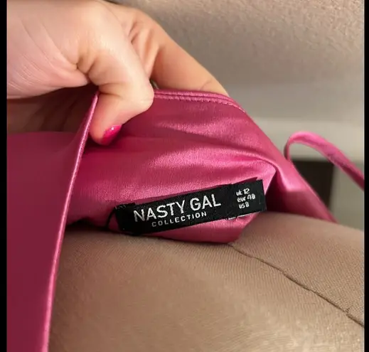 Nasty Gal NWT  Satin Asymmetrical Top