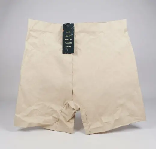 NWT "Hey Girl" brand seamless shaping shorts. Beige L Size L
