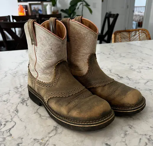 Ariat Pink Western Boots