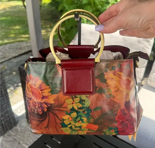 Patricia Nash Heritage multi collection EMPOLI floral satchel