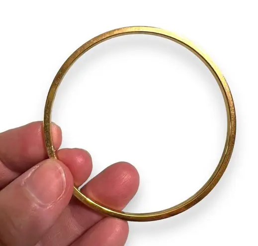 Monet Womens Bracelet Bangle Gold Tone Stamped Textured