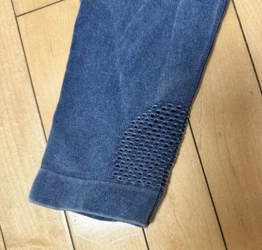 Itzon Mesh Detail Crop Length Yoga Pants Leggings size XS