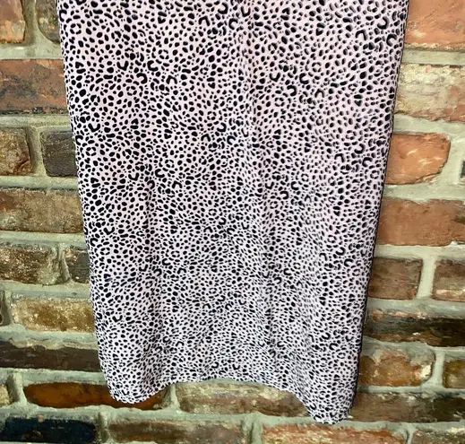 Lacausa Tan Black Leopard Print Sleeveless Mini Slip Dress Women's Size XS