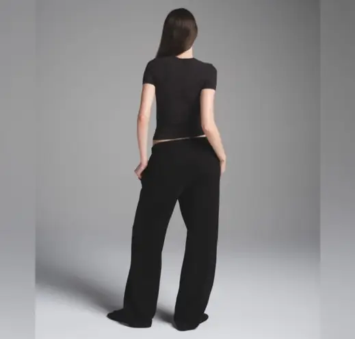 SKIMS Cotton Fleece Straight-Leg Pants S