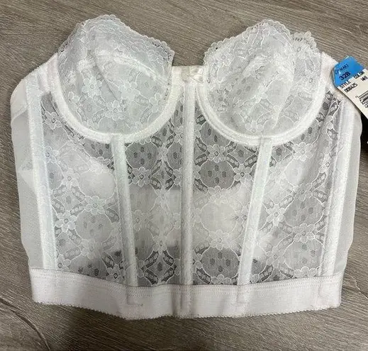 American Vintage vintage white lace corset by gelmart size 32B Y2K/2000s era new with tags