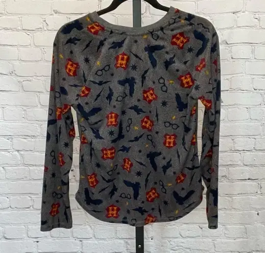 Harry Potter Printed Themed Long Sleeve Top and Pants Pajama Set Size Small