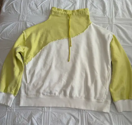 Free People Movement FP Movement Color Block Homestretch Pullover Sour Citrus Combo NWOT $128
Retail