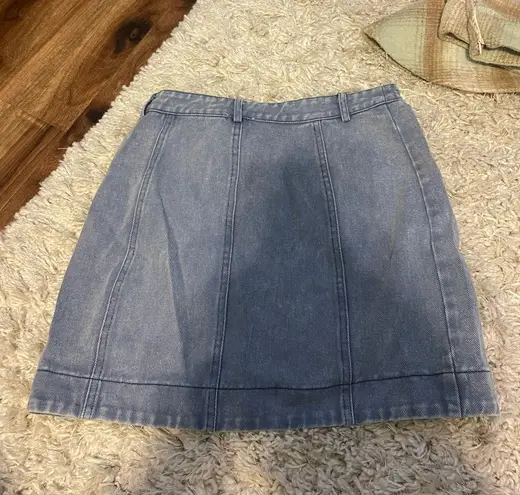 Boutique Mini Skirt Blue Size M