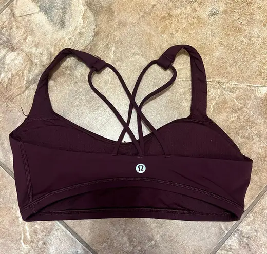 Lululemon Maroon Sports Bra