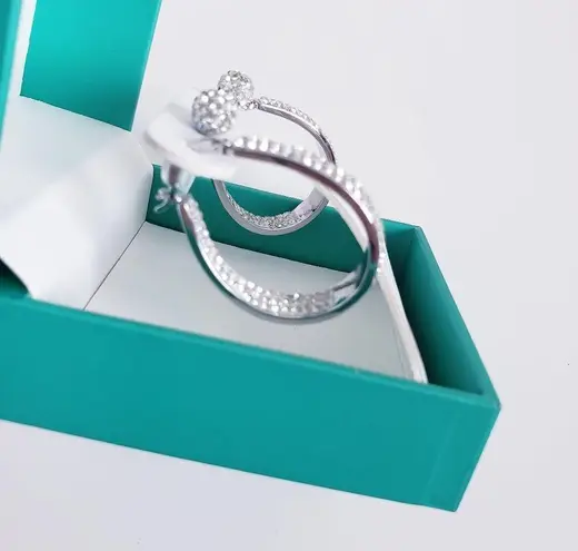 Sofia James NY Earring Set New Silver