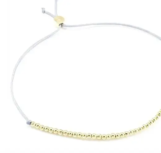 NIB LUCKY FEATHER 14K Gold Dipped Milestone 50th Birthday Stretch Bracelet