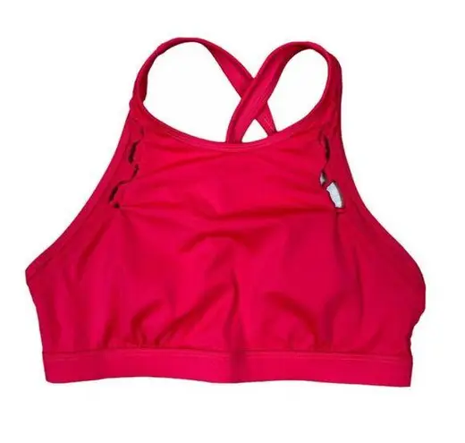 Athleta  Red Underwire Sports Bra 34 B/C